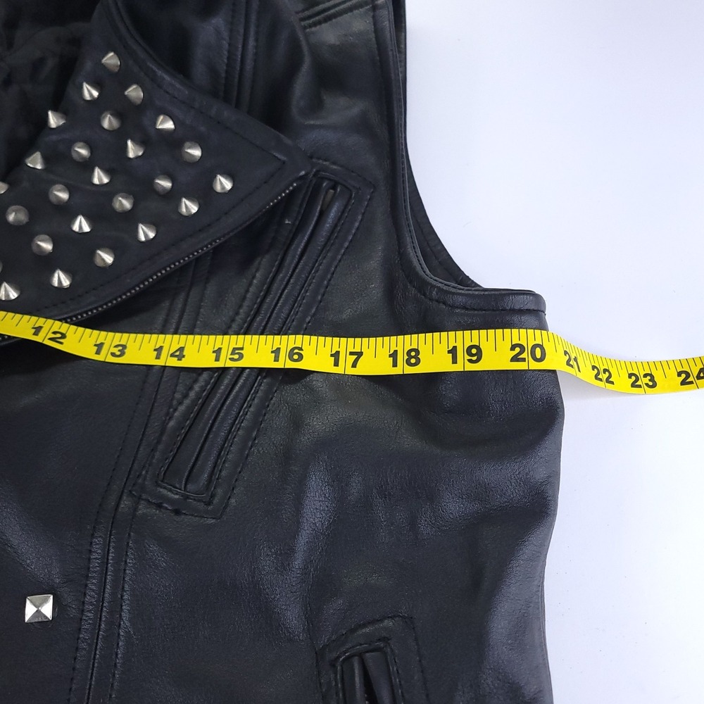 Watch Dogs 2 Legion Dedsec Wrench Studded Leather Vest Adult XS Punk No Hood - Picture 9 of 15